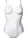 Body con efecto moldeador medio - Blanco - bonprix