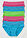 Slip con suave algodón y encaje (5 unidades) - turquesa rosa verde brillante - bonprix