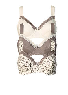 sujetador-con-aros-pack-de-3-con-estampado-femenino