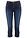 Vaqueros slim fit, talle medio, cropped - Azul marino usado - bonprix