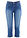 Vaqueros slim fit, talle medio, cropped - Azul piedra usado - bonprix