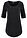 Camiseta larga de viscosa suave - Negro - bonprix