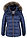 Chaqueta de invierno con capucha - Azul marino - bonprix