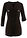 Blusa tipo túnica de viscosa fluida - Negro - bonprix