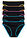 Braguita con algodón suave (5 unidades) - Negro multicolor - bonprix