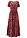 Vestido de algodón puro - burdeos / rosa / rosa pálido / azul celeste / menta / crema suave con flores - bonprix