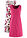 Vestido de punto (2 unidades) - Blanco lana de flores + granate monocolor - bonprix