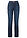 Vaqueros térmicos de talle alto y corte recto - azul oscuro denim usado - bonprix