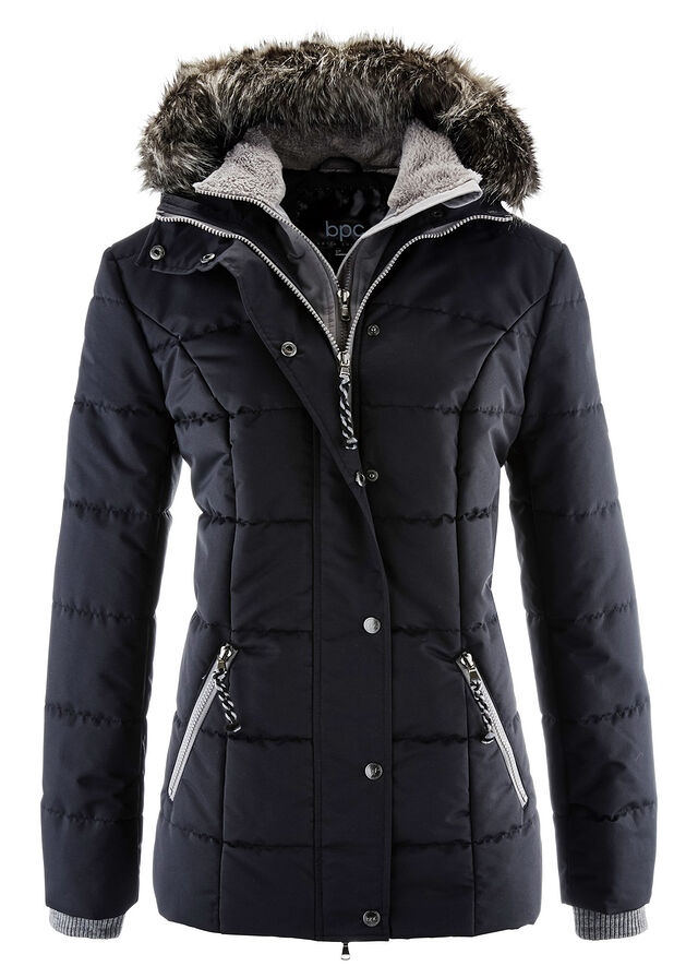 Cazadora de invierno con aspecto 2 en 1