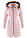 Chaqueta guateada con capucha - rosa pálido - bonprix