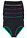 Braguita de talle alto con algodón suave (5 unidades) - Negro multicolor - bonprix
