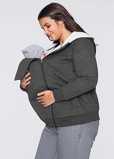 Chaqueta de chándal premamá y de porteo, 3 en 1, con interior esponjoso