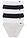 Slip con algodón suave (6 unidades) - Negro + blanco + plata mate - bonprix
