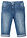Vaqueros capri, mid waist, con cintura ajustable - Denim - bonprix