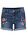 Pantalón corto vaquero con bordado - Azul con flores - bonprix