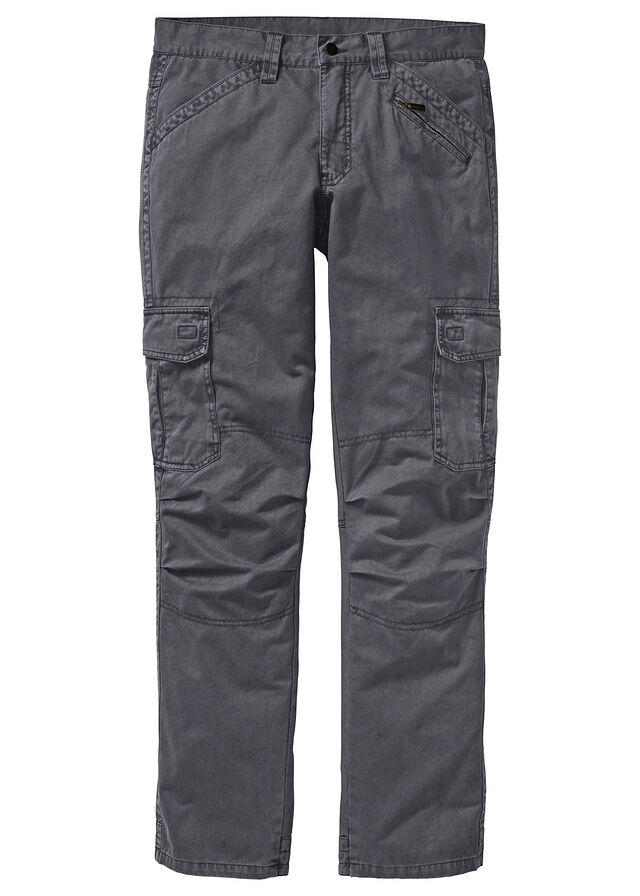 Pantalón cargo, relaxed fit, straight