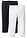 Leggings capri de algodón orgánico (2 unidades) - Blanco-negro - bonprix