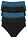 Braga (4 unidades) - Negro-azul petróleo - bonprix