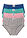 Braga maxi de algodón suave (4 unidades) - Azul-verde-rosa-gris de rayas - bonprix