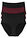 Slip de microfibra high waist (3 unidades) - Negro-burdeos - bonprix