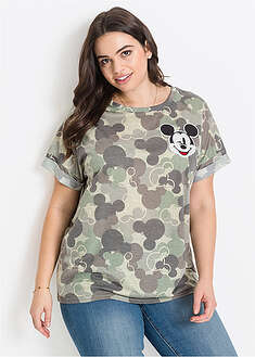 Camiseta con bordado de Mickey Mouse