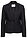 Americana con bolsillos, petite - Negro - bonprix
