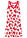 Camisón corto de suave mezcla de viscosa - Blanco-rojo de flores - bonprix