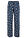 Pantalón palazzo de mezcla de viscosa - Azul marino de flores - bonprix
