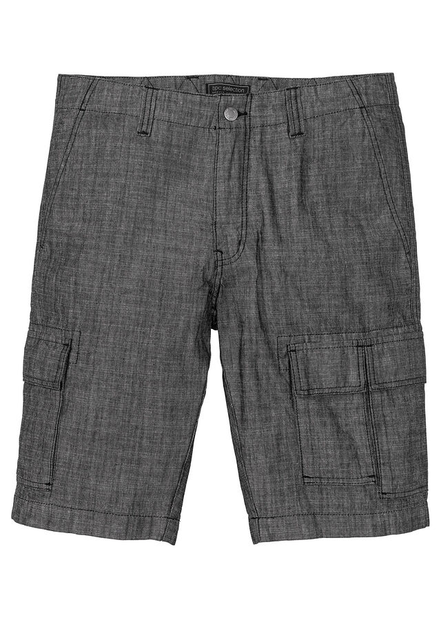 Reisitaskushortsit puhtaasta puuvillasta, Loose Fit