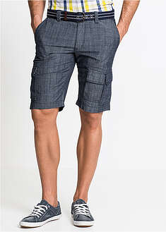 Bermudas tipo cargo de algodón puro con corte holgado