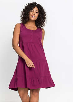 Vestido corto de punto de algodón
