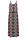 Vestido largo con abertura lateral - Vestido largo de punto con aberturas laterales, regular, en marrón de lunares - bonprix