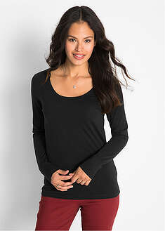 Camiseta ajustada de manga larga