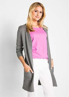 Chaqueta larga de punto