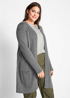 Chaqueta larga de punto