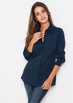 Blusa elástica larga