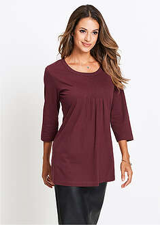 Camiseta larga de algodón puro