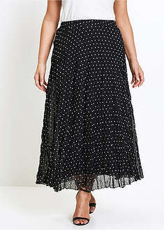 Falda de gasa con look arrugado