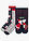 Pack de 3 pares de calcetines navideños - Multicolor - bonprix