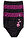 Braga de talle alto con algodón (5 unidades) - Negro/zumo de uva estampado - bonprix