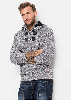 Jersey con capucha y punto grueso con algodón