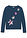 Jersey de punto fino con lentejuelas - Azul marino - bonprix