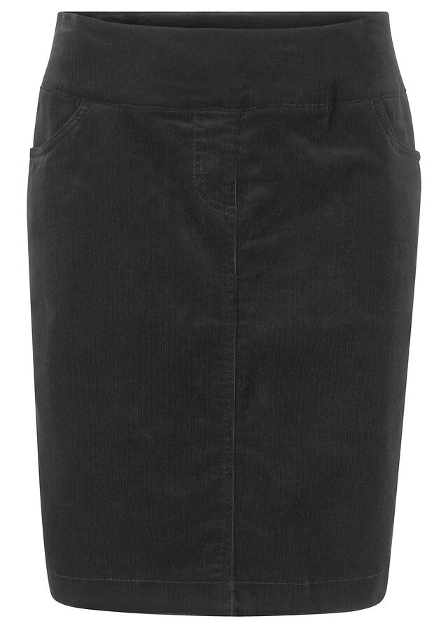 Amazon Falda Pana Marron Falda Larga Delantera De Cordero De