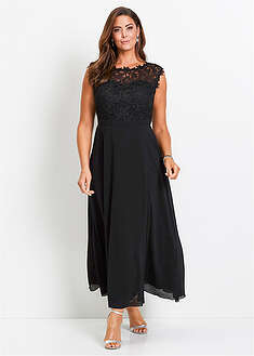 Vestido largo con encaje