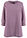Sudadera larga con viscosa - Lavanda mate - bonprix