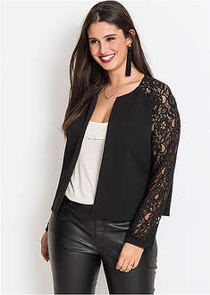 Blazer con mangas de encaje