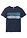 Camiseta de algodón orgánico puro - azul marino rayas horizontales - bonprix