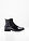 Botines con aspecto de charol - Negro - bonprix