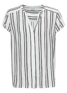 blusa-de-manga-corta-de-viscosa-pura