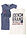 Camiseta de tirantes de algodón puro (2 unidades) - índigo + crema suave - bonprix